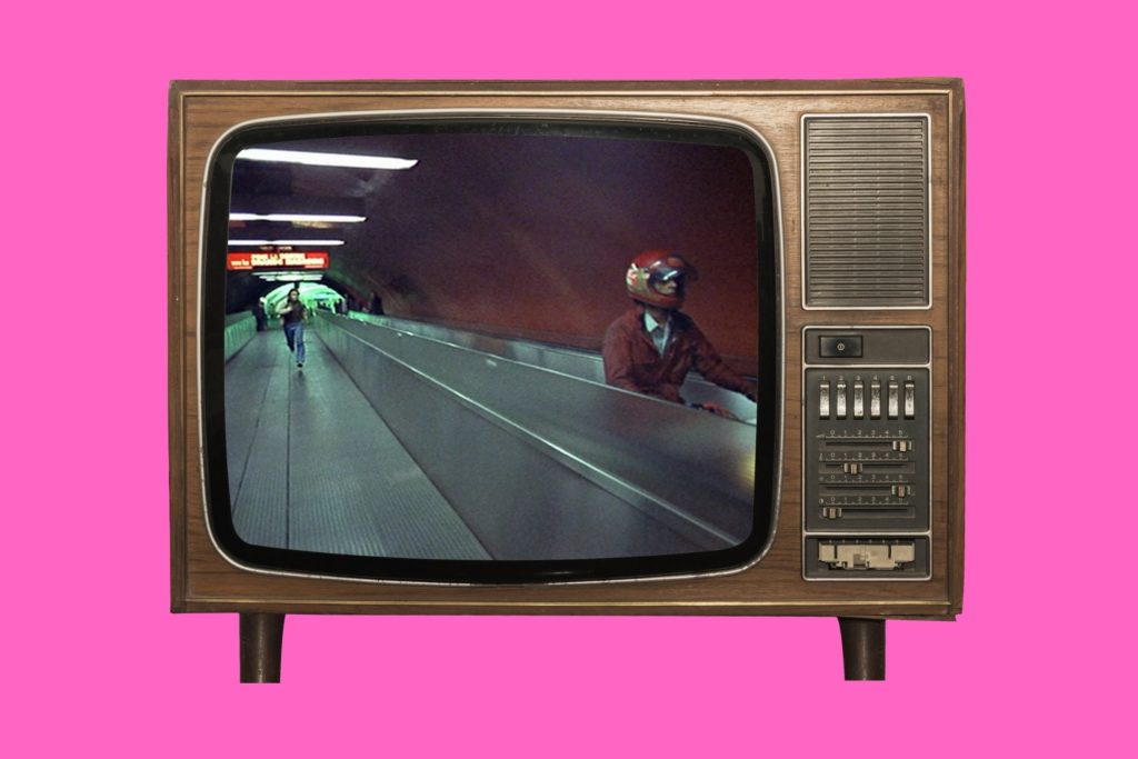 Luc Besson Nikita movie still Diva 1981 French film image French cinema neon aesthetic from the 1980s Betty Blue movie still with colourful lighting Leos Carax directing French art cinema Cinéma du Look visual style and urban imagery 1980s French neo noir film scene Five Minute Film School French cinema episode thumbnail